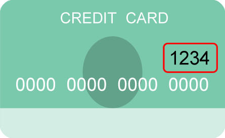 セキュリティーコードの案内画像です。