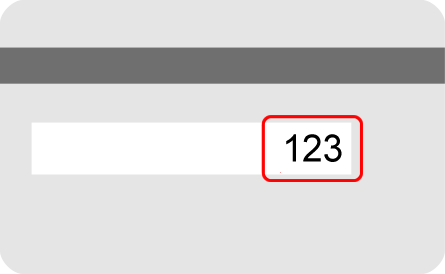 セキュリティーコードの案内画像です。